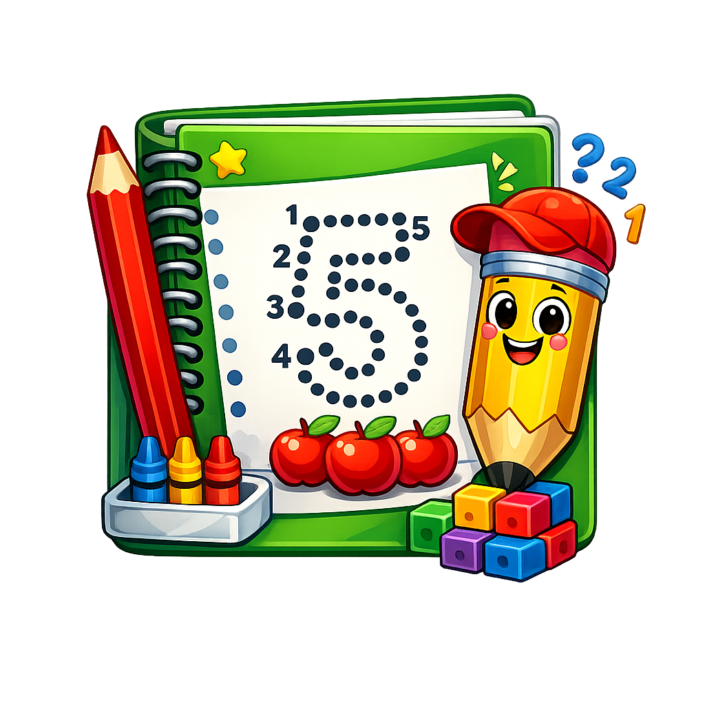 Dot the numbers workbook