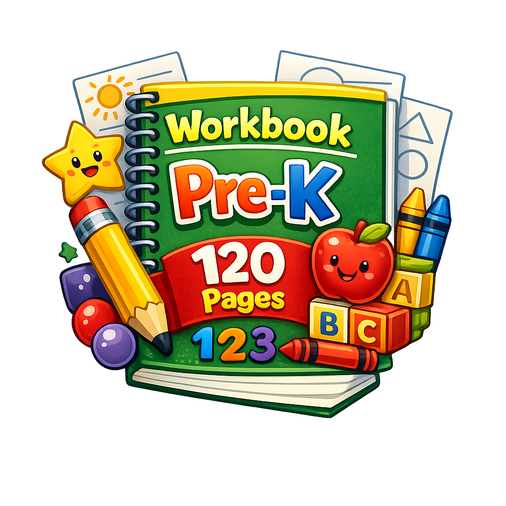 Kids Workbook Pre-K 120 pages