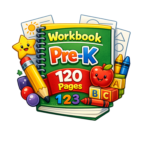 Kids Workbook Pre-K 120 pages